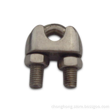 Wire Rope Clip DIN741 Type, Made of Stainless Steel AISI 304 and AISI 316, Precision Cast